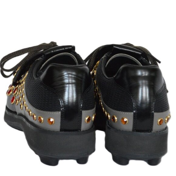 Prada Studded Spazz Lux Runway Oxfords Shoes SZ US 9.5, UK8.5 NWB main image 7